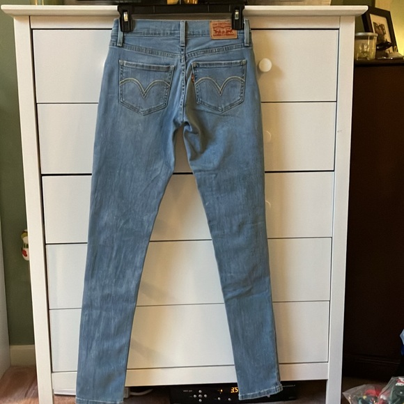 💕 Levi’s Size 24 524 Skinny Light Wash Jeans - Picture 12 of 13